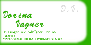 dorina vagner business card